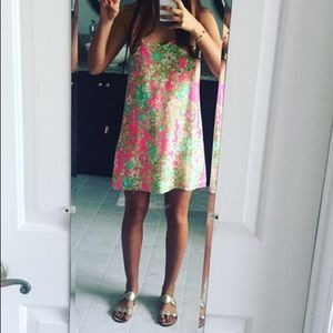 Lilly Pulitzer silk dress.